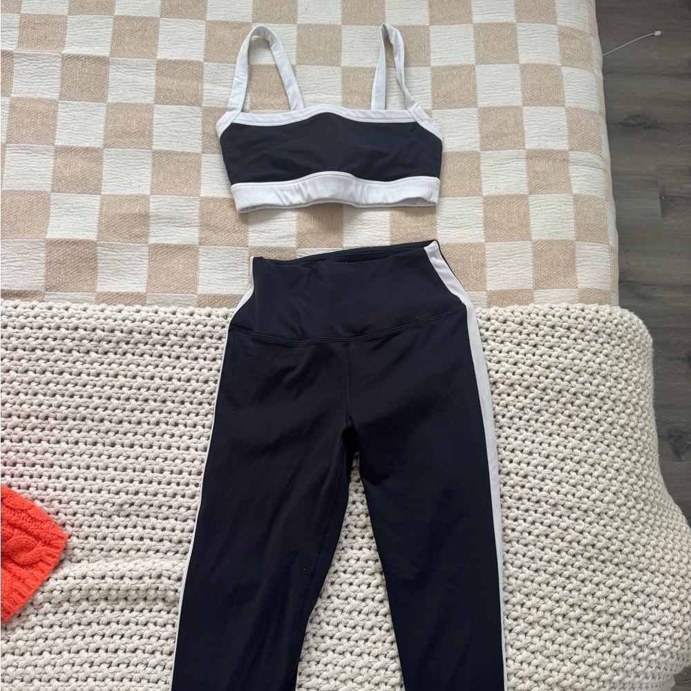 Splits 59 Black and White Activewear Set